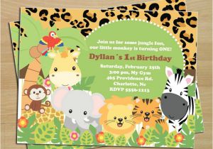 Birthday Invitation Template Jungle theme 17 Animal themed Invitation Designs Templates Psd Ai