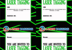 Birthday Invitation Template Laser Tag Laser Tag Free Printables Laser Tag Invitations