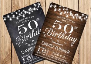 Birthday Invitation Template Man 14 50th Birthday Invitations Free Psd Ai Vector Eps