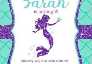 Birthday Invitation Template Mermaid Free Mermaid Invitation Template for Your Kids 39 Parties