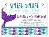 Birthday Invitation Template Mermaid Mermaid Birthday Invitation Diy Printable Template