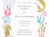 Birthday Invitation Template Mermaid Mermaid Merriment Birthday Invitation Template Free