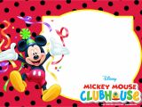 Birthday Invitation Template Mickey Mouse Free Mickey Mouse Invitation Templates Polka Dots Bagvania