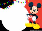 Birthday Invitation Template Mickey Mouse Free Printable Cute Mickey Mouse Invitation Templates