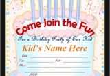 Birthday Invitation Template Online Free 63 Printable Birthday Invitation Templates In Pdf