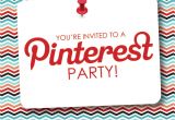 Birthday Invitation Template Pinterest May I Propose A Postcard Custom Pinterest Party Invite