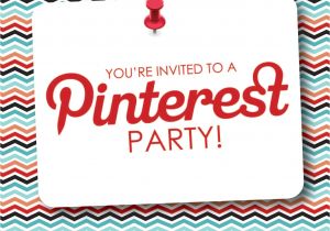 Birthday Invitation Template Pinterest May I Propose A Postcard Custom Pinterest Party Invite