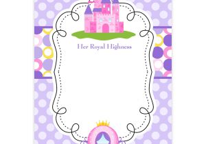 Birthday Invitation Template Princess Free Princess Birthday Invitations Bagvania