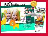 Birthday Invitation Template Psd Photoshop Templates Psd for Birthday Invitations Ticket