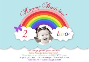 Birthday Invitation Template Rainbow 40th Birthday Ideas Rainbow Birthday Invitations