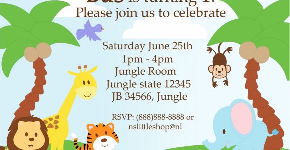 Birthday Invitation Template Safari 40th Birthday Ideas Jungle Birthday Invitation Template Free