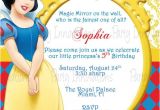 Birthday Invitation Template Snow White Snow White Birthday Party Invitations Free Invitation