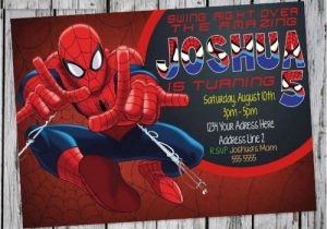 Birthday Invitation Template Spiderman Awesome Spiderman Birthday Invitation Templates Free