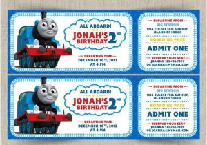 Birthday Invitation Template Train Free Thomas the Train Invitations