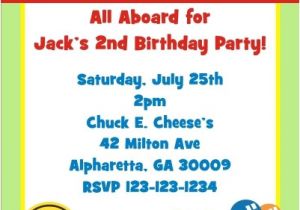Birthday Invitation Template Train Free Train Invitations Personalized Party Invites