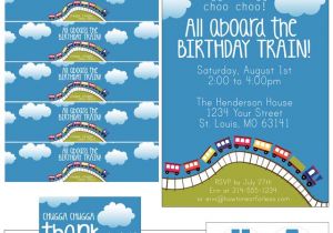 Birthday Invitation Template Train Free Train themed Birthday Party with Free Printables How to