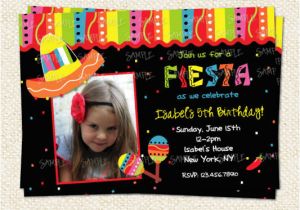 Birthday Invitation Template with Photo Mexican Fiesta Photo Birthday Invitation