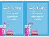 Birthday Invitation Template Word 6 Free Party Invitation Templates Excel Pdf formats