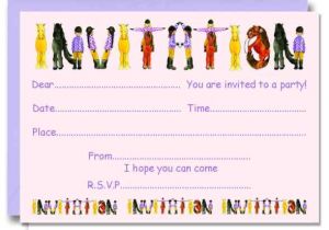 Birthday Invitation Template Xls 42 Free Party Invitation Templates In Word Excel Pdf formats