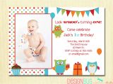 Birthday Invitation Templates 1 Year Old Birthday Invitation Cards for 1 Year Old