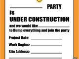 Birthday Invitation Templates Construction Construction Party Invitation 215×300 Pn In 2019