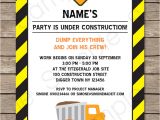Birthday Invitation Templates Construction Construction Party Invitations Template Birthday Party