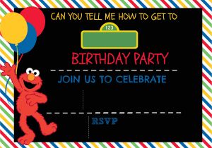 Birthday Invitation Templates Digital How to Make A Sesame Street Digital Invitation Includes