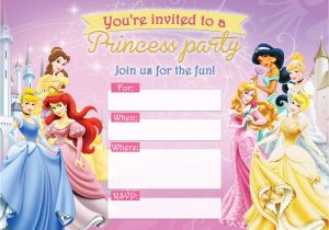 Birthday Invitation Templates Disney Princess Free Printable Disney Princess Birthday Invitations D is