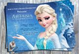 Birthday Invitation Templates Elsa Disney Princess Frozen Elsa Birthday Party Printable