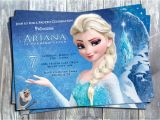Birthday Invitation Templates Elsa Disney Princess Frozen Elsa Birthday Party Printable