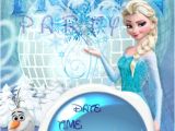Birthday Invitation Templates Elsa Frozen Invitation Elsa Olaf Disney Girls Winter Ice Party