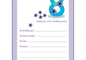 Birthday Invitation Templates for 10 Year Old 40th Birthday Ideas 10 Year Old Birthday Invitation Templates