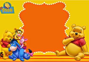 Birthday Invitation Templates Winnie Pooh Winnie the Pooh Birthday Invitation Templates Free