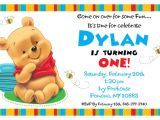 Birthday Invitation Templates Winnie Pooh Winnie the Pooh the Most Perfect theme for Your Baby