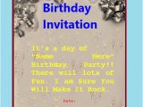 Birthday Invitation Video Template 10 Free Birthday Invitation Templates Free Word Templates