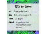 Birthday Invitation Wording for Teenage Party Teen Boys Birthday Party Invitations Green Card Zazzle Com