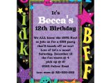 Birthday Invitation Wording for Teenage Party Teen Talk Birthday Party Invitations Paperstyle