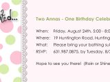 Birthday Invitations 14 Year Old Party Birthday Party Invitation for Two 14 Year Old Girls