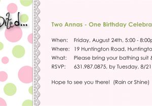 Birthday Invitations 14 Year Old Party Birthday Party Invitation for Two 14 Year Old Girls