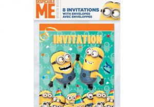 Birthday Invitations at Walmart Despicable Me Minions Invitations 8ct Party Supplies