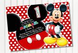 Birthday Invitations Free Printable Mickey Mouse Mickey Mouse Party Invitations Template