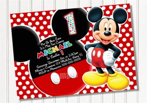 Birthday Invitations Free Printable Mickey Mouse Mickey Mouse Party Invitations Template