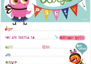 Birthday Invitations Free Printable Templates Printable Birthday Invitations Template