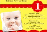 Birthday Invitations Wording for 1st Birthday 1st Birthday Party Invitation Wording Wordings and Messages