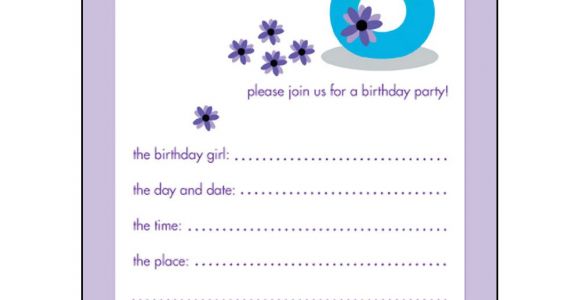 Birthday Invite Wording for 8 Year Old 40th Birthday Ideas 10 Year Old Birthday Invitation Templates
