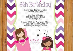 Birthday Invite Wording for 9 Year Old 9 Year Old Birthday Invitation Wording Party Ideas for