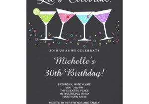 Birthday Party Invitation Adults Wording 30th Birthday Invitation Adult Birthday Invite Zazzle