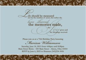 Birthday Party Invitation Adults Wording Adult Photo Birthday Party Invitation T Any Colors