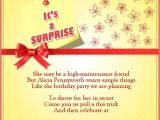 Birthday Party Invitation Message to Friends Surprise Birthday Party Invitation Wording Wordings and
