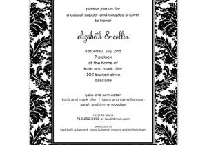 Birthday Party Invitation Template Black and White Black and White Party Invitations New Selections Spring
